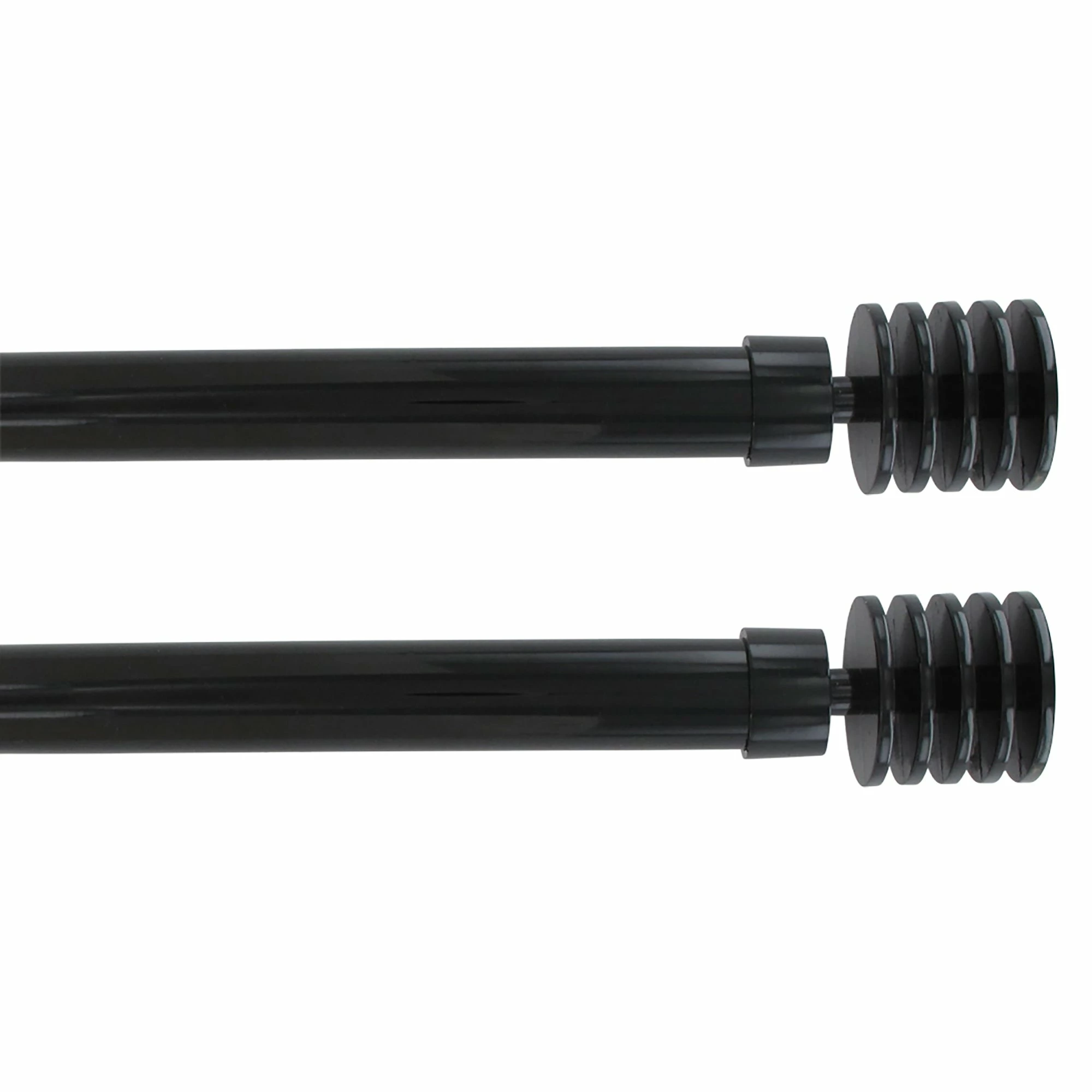 Discount π Evideco 2 Pack Adjustable 1" Single Window Curtain Rod 50" To 82" - 50" To 82" L X 1" D Taupe π - Image 8