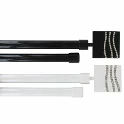 Promo π Evideco 2 Pack Adjustable 3/4" Double Window Curtain Rod 50" To 82" - 50" To 82" L X 3/4" D Black π 11 Promo π Evideco 2 Pack Adjustable 3/4" Double Window Curtain Rod 50" To 82" - 50" To 82" L X 3/4" D Black π -Evideco Shop 2 Pack Adjustable 3 422 Double Window Curtain Rod 5022 to 8222 White 5