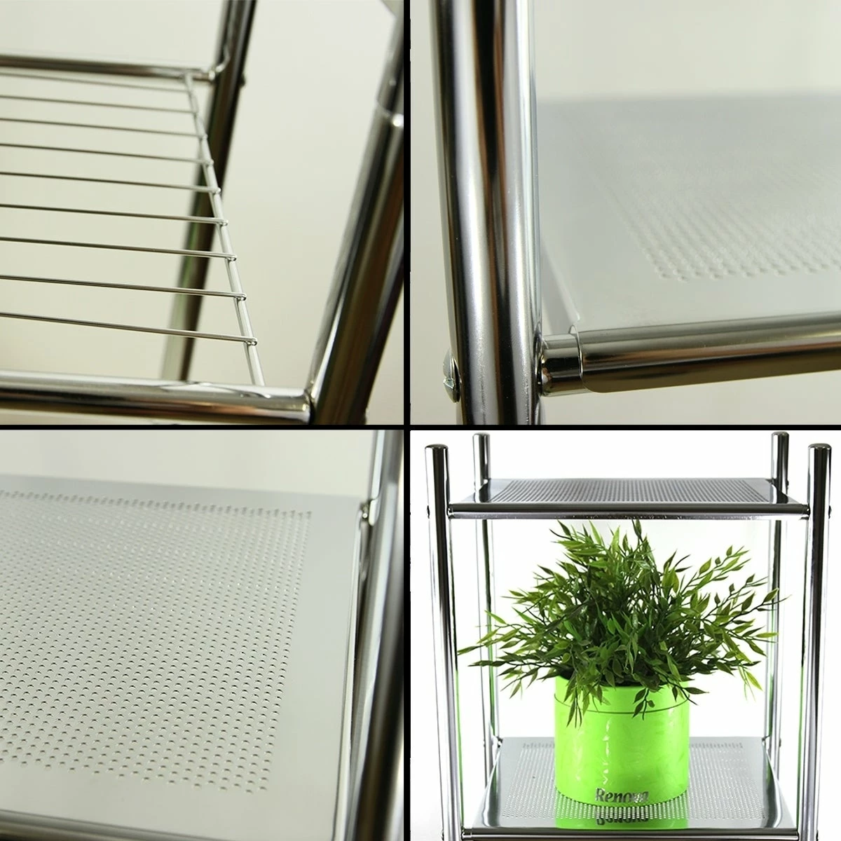 Coupon π Evideco 4-Tier Linen Tower Shelving Storage Rack Shelf Organization - 13"L X 11"W X 42.8"H π₯° - Image 4