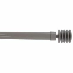 Best Pirce 💯 Evideco Adjustable 1" Single Window Curtain Rod 50" To 82" Grey - 50" To 82" L X 1" D 💯 -Evideco Shop Adjustable 122 Single Window Curtain Rod 5022 to 8222 Grey 7