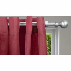 Hot Sale π― Evideco Adjustable 1" Single Window Curtain Rod 50" To 82" Silver - 50" To 82" L X 1" D π― 14 Hot Sale π― Evideco Adjustable 1" Single Window Curtain Rod 50" To 82" Silver - 50" To 82" L X 1" D π― -Evideco Shop Adjustable 122 Single Window Curtain Rod 5022 to 8222 Silver 1