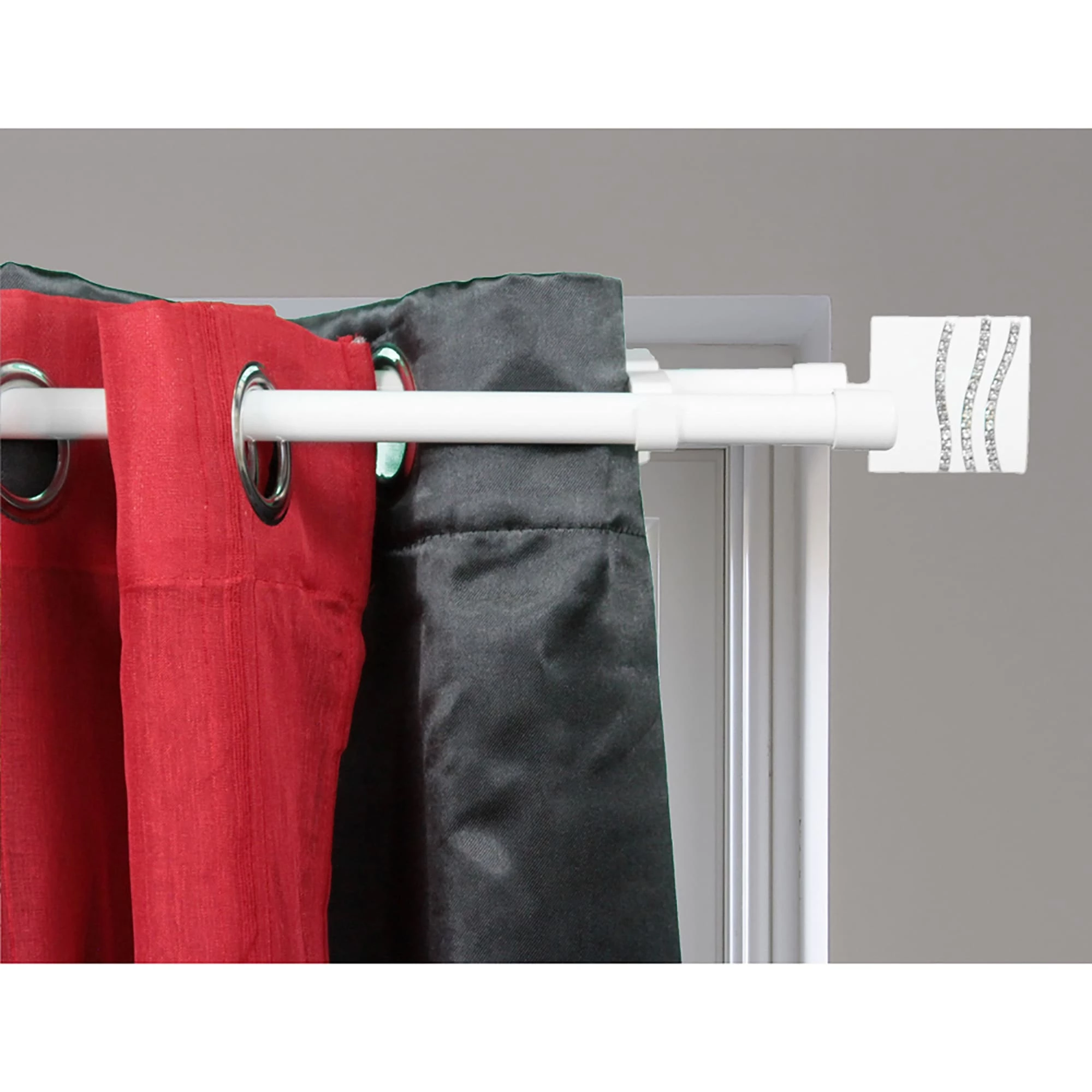 Top 10 𧨠Evideco Adjustable 3/4" Double Window Curtain Rod 50" To 82" White - 50" To 82" L X 3/4" D 𧨠7 Top 10 𧨠Evideco Adjustable 3/4" Double Window Curtain Rod 50" To 82" White - 50" To 82" L X 3/4" D 𧨠- Image 7