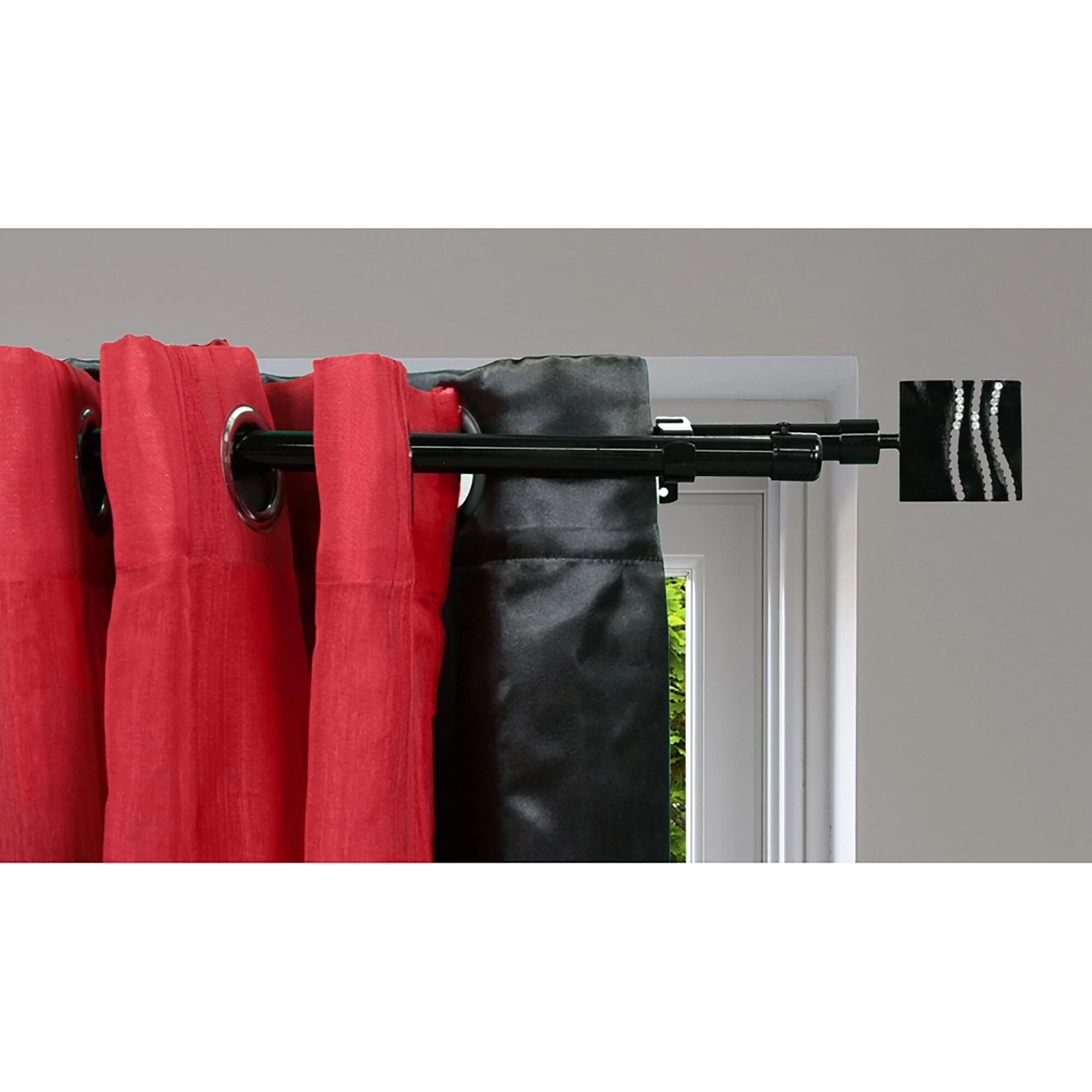 Top 10 𧨠Evideco Adjustable 3/4" Double Window Curtain Rod 50" To 82" White - 50" To 82" L X 3/4" D 𧨠11 Top 10 𧨠Evideco Adjustable 3/4" Double Window Curtain Rod 50" To 82" White - 50" To 82" L X 3/4" D 𧨠- Image 11