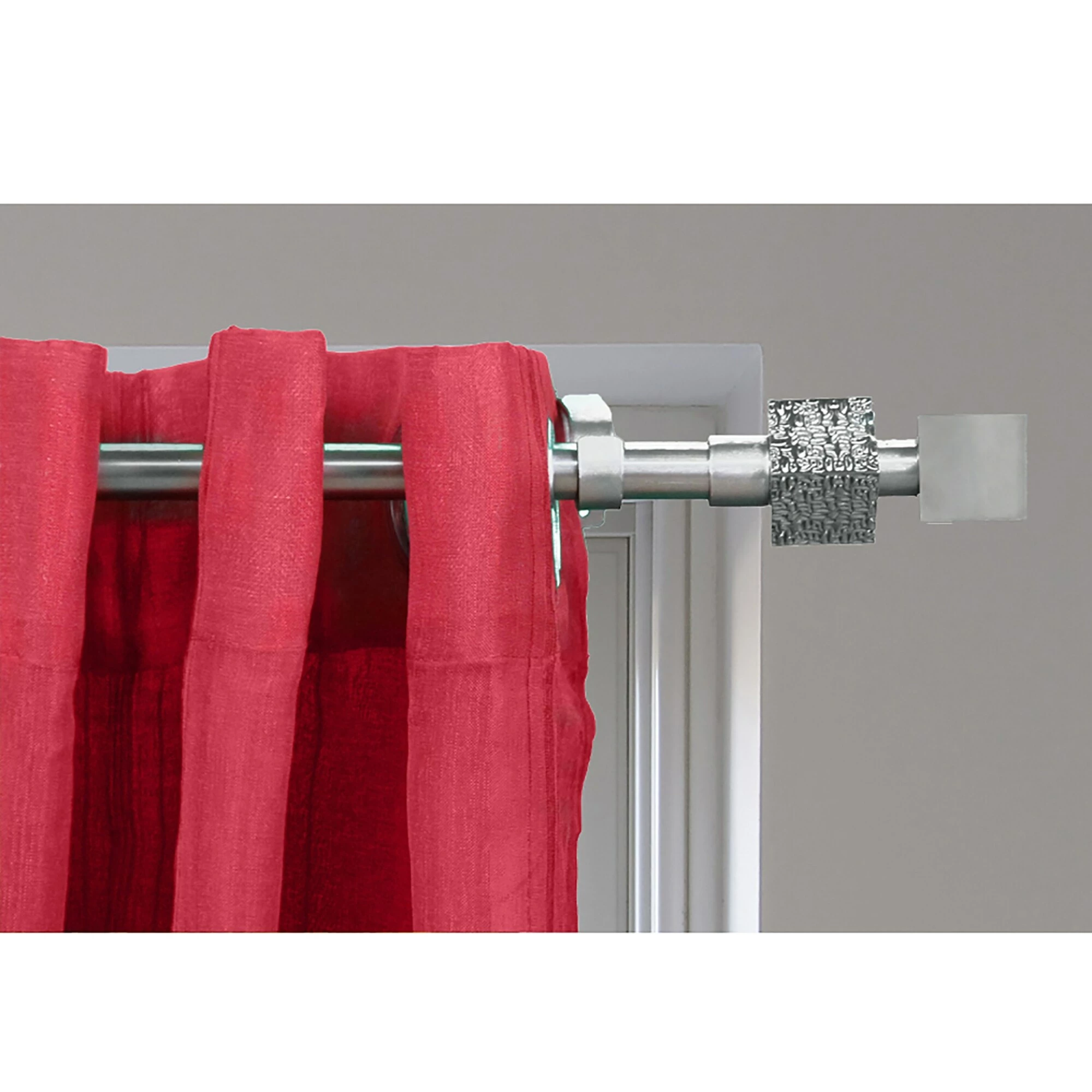 Best reviews of π Evideco Adjustable 3/4" Single Window Curtain Rod 50" To 82" Graphite - 50" To 82" L X 3/4" D π 8 Best reviews of π Evideco Adjustable 3/4" Single Window Curtain Rod 50" To 82" Graphite - 50" To 82" L X 3/4" D π - Image 8