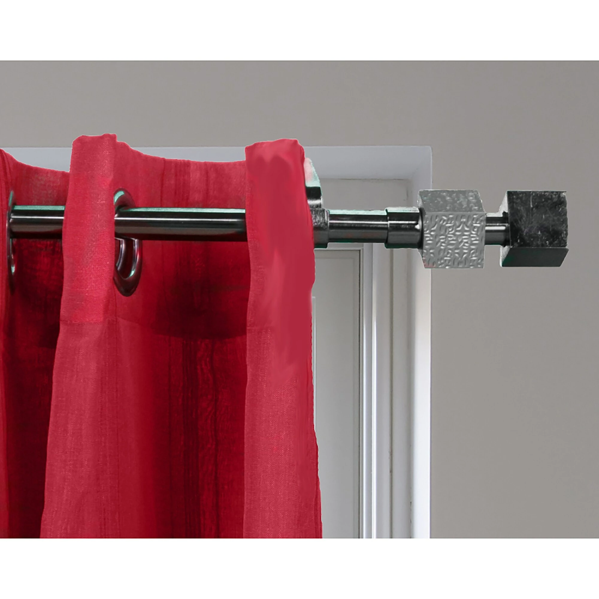 Best reviews of π Evideco Adjustable 3/4" Single Window Curtain Rod 50" To 82" Graphite - 50" To 82" L X 3/4" D π 12 Best reviews of π Evideco Adjustable 3/4" Single Window Curtain Rod 50" To 82" Graphite - 50" To 82" L X 3/4" D π - Image 12