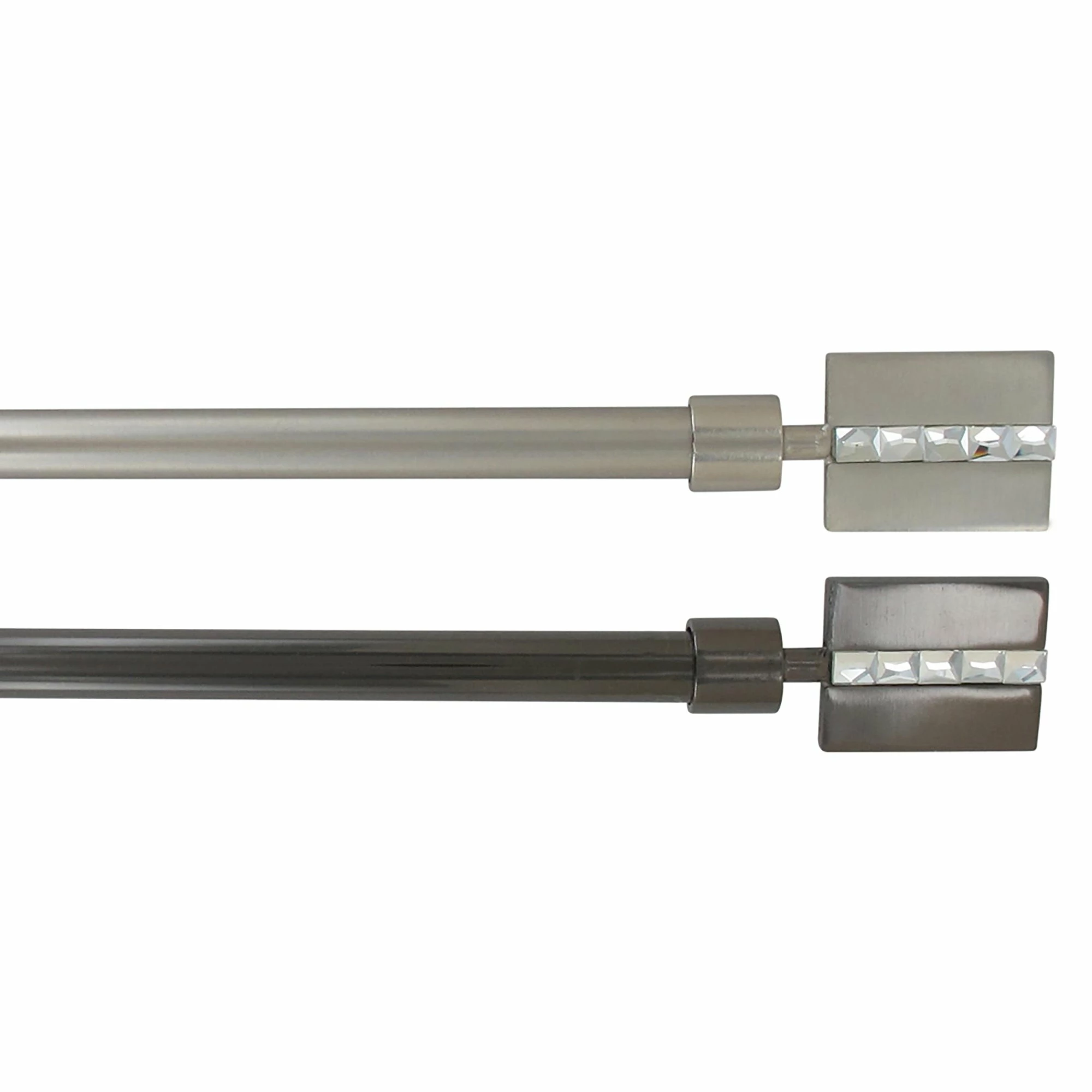 Cheap β Evideco Adjustable 5/8" Single Window Curtain Rod 50" To 82" Graphite - 50" To 82" L X 5/8" D β - Image 9