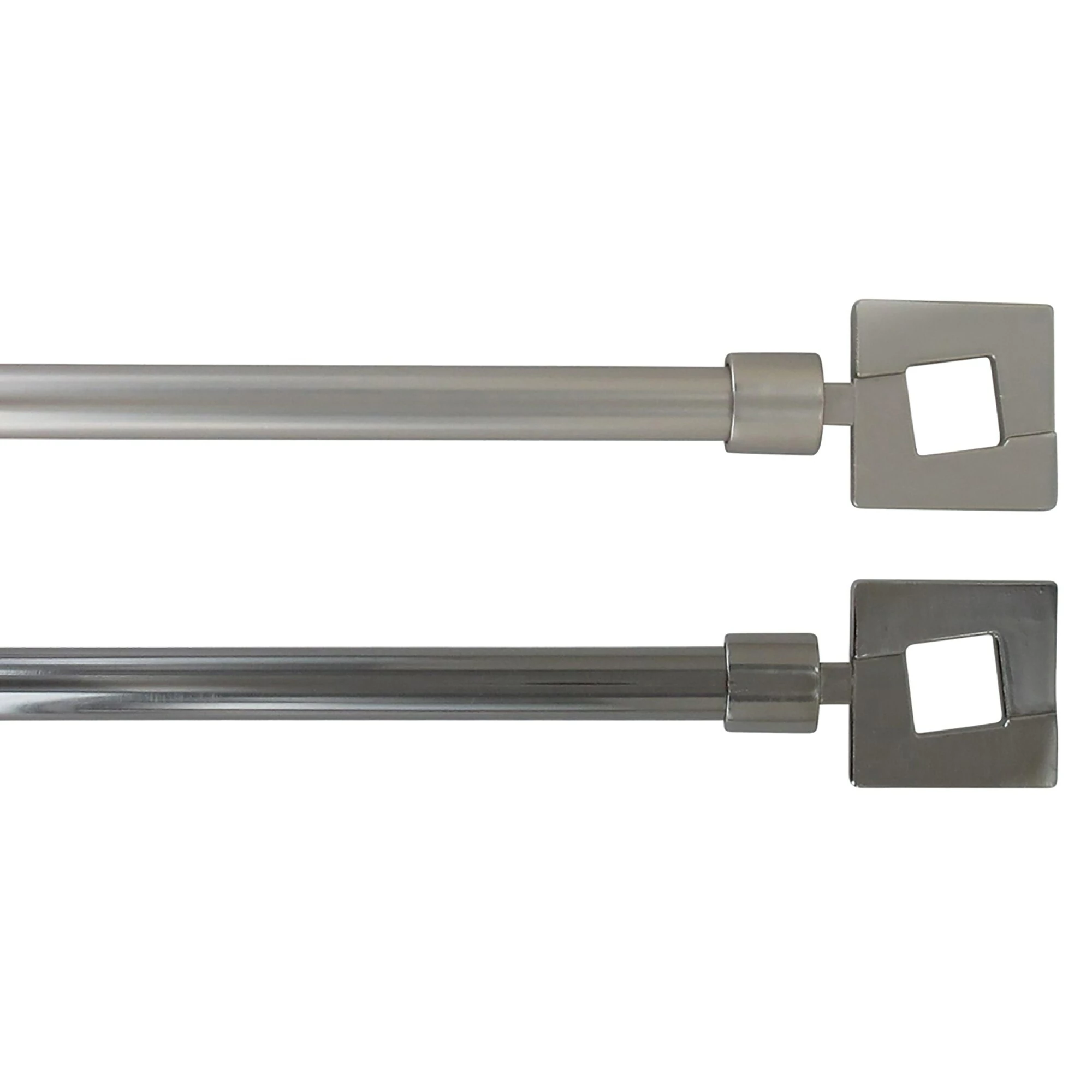 Best deal π Evideco Adjustable 5/8" Single Window Curtain Rod 50" To 82" Silver - 50" To 82" L X 5/8" D π - Image 9