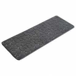 Best Sale π Evideco Bath Rug Runner Mat Memory Foam Pebble 48"L X 18"W Dark Grey π 25 Best Sale π Evideco Bath Rug Runner Mat Memory Foam Pebble 48"L X 18"W Dark Grey π -Evideco Shop Bath Rug Runner Mat Memory Foam Pebble 4822L x 1822W 10