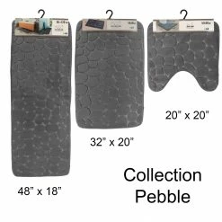 Best Sale π Evideco Bath Rug Runner Mat Memory Foam Pebble 48"L X 18"W Dark Grey π 28 Best Sale π Evideco Bath Rug Runner Mat Memory Foam Pebble 48"L X 18"W Dark Grey π -Evideco Shop Bath Rug Runner Mat Memory Foam Pebble 4822L x 1822W 13