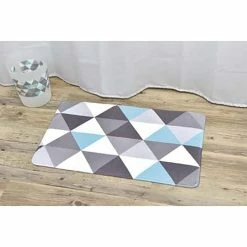 Outlet ⭐ Evideco Bathroom Rug Memory Foam Mat Nordik Print Grey 30"L X 18"W 💯 -Evideco Shop Bathroom Rug Memory Foam Mat Nordik Print Grey 3022L x 1822W 4