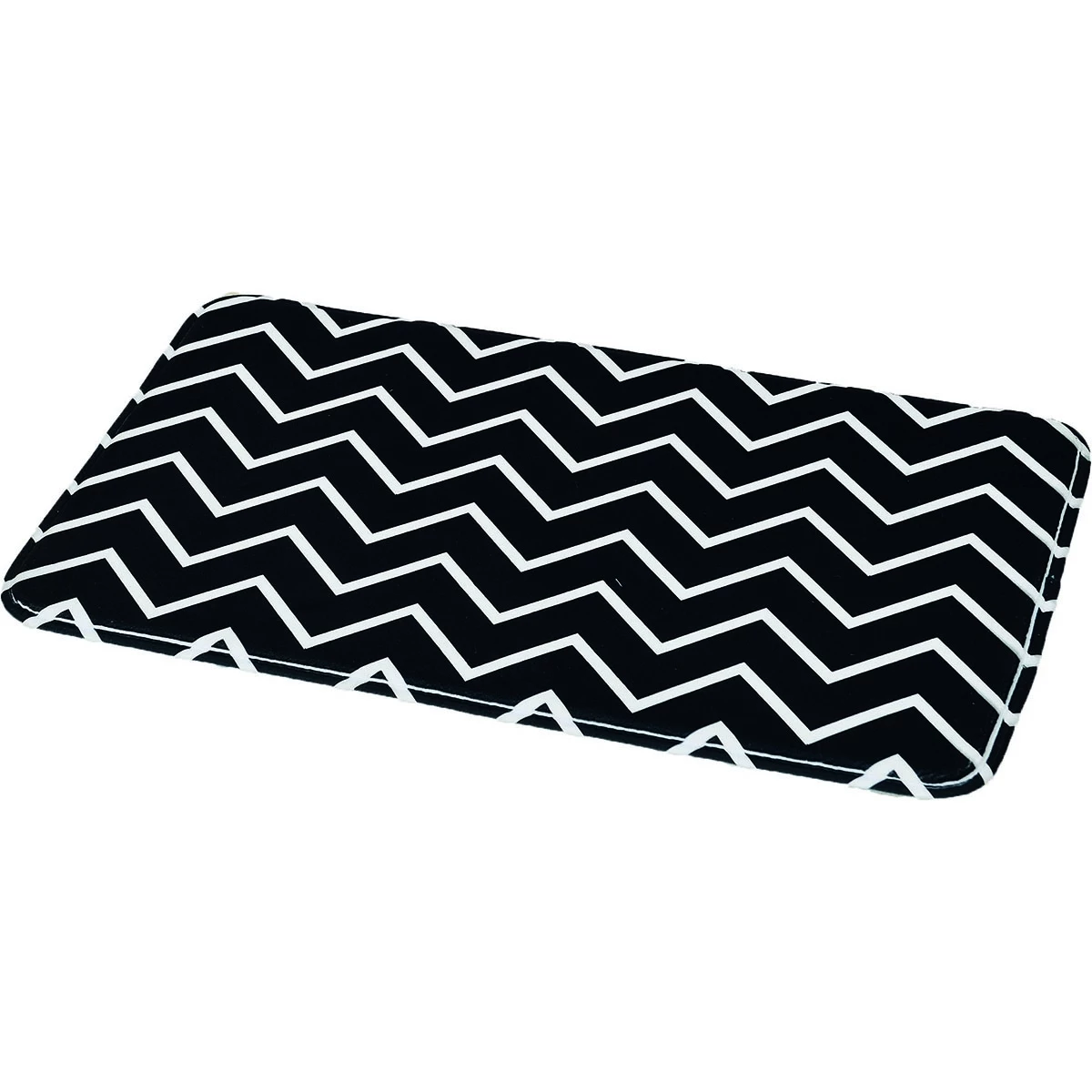 Deals π₯° Evideco Bathroom Rug Memory Foam Mat ZigZag Print Black 30"L X 18"W π 1 Deals π₯° Evideco Bathroom Rug Memory Foam Mat ZigZag Print Black 30"L X 18"W π