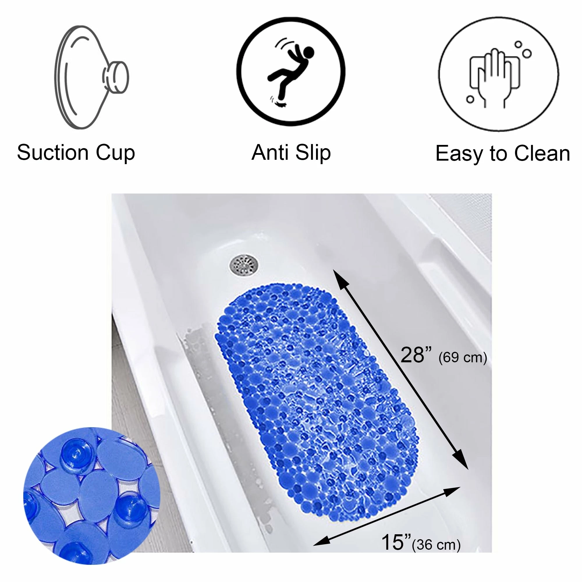 Top 10 π― Evideco Bubbles Non-Slip Oval Bathtub Mat 28 L X 15 W Solid Pink π 14 Top 10 π― Evideco Bubbles Non-Slip Oval Bathtub Mat 28 L X 15 W Solid Pink π - Image 14