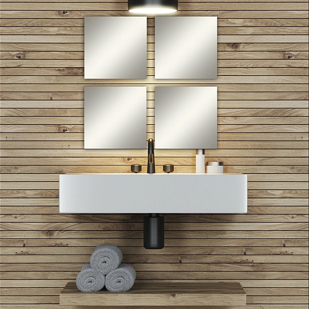 Cheap π₯ Evideco Big Decorative Wall Self Adhesive Shaped Mirrors - Set Of 4 Wave π 8 Cheap π₯ Evideco Big Decorative Wall Self Adhesive Shaped Mirrors - Set Of 4 Wave π - Image 8