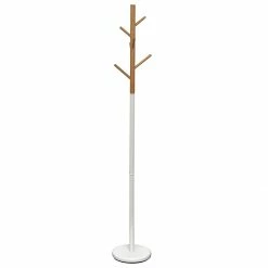 Best reviews of β¨ Evideco π§₯ Coat Rack Standing Hall Tree For Entryway 6 Hooks Beige βοΈ