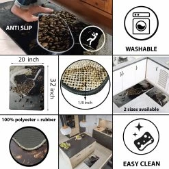 Buy 🌟 Evideco Coffee Anti Fatigue Kitchen Floor Mat 32" X 20" 🎁 -Evideco Shop Coffee Anti Fatigue Kitchen Floor Mat 3222 x 2022 2