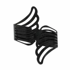 Promo ⌛ Evideco Cuff Metal Wings Tieback Angel - 3.8"L X 3"W X 2.5"D White 🌟 -Evideco Shop Cuff Metal Wings Tieback Angel