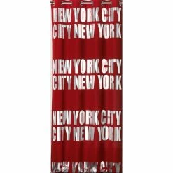 Coupon 😀 Evideco Blackout Window Curtain Panel Design NEW YORK CITY With Grommets Red 🤩 -Evideco Shop Evideco Blackout Window Curtain Panel Design NEW YORK CITY with Grommets 9611ceb1 b64c 4084 8913 255336961d73