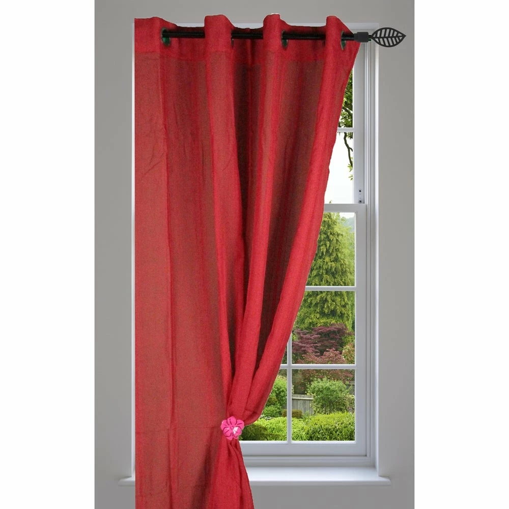 Cheap β Evideco Adjustable 5/8" Single Window Curtain Rod 50" To 82" Graphite - 50" To 82" L X 5/8" D β - Image 12