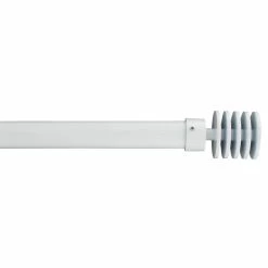 Best Pirce 💯 Evideco Adjustable 1" Single Window Curtain Rod 50" To 82" Grey - 50" To 82" L X 1" D 💯 -Evideco Shop Evideco Extendable Curtain Rod Set 4922 to 8222 L Diam 1.922 Manufacture Finial 3