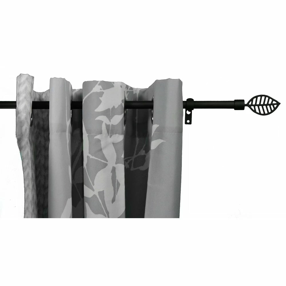 New β Evideco Adjustable 5/8" Single Window Curtain Rod 50" To 82" Grey - 50" To 82" L X 5/8" D π 13 New β Evideco Adjustable 5/8" Single Window Curtain Rod 50" To 82" Grey - 50" To 82" L X 5/8" D π - Image 13