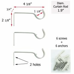 Hot Sale π― Evideco Adjustable 1" Single Window Curtain Rod 50" To 82" Silver - 50" To 82" L X 1" D π― 12 Hot Sale π― Evideco Adjustable 1" Single Window Curtain Rod 50" To 82" Silver - 50" To 82" L X 1" D π― -Evideco Shop Evideco Extendable Curtain Rod Set 5022 to 8222 L Diam 1.922 Ball Finial Silver 4