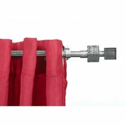 Best reviews of π Evideco Adjustable 3/4" Single Window Curtain Rod 50" To 82" Graphite - 50" To 82" L X 3/4" D π 18 Best reviews of π Evideco Adjustable 3/4" Single Window Curtain Rod 50" To 82" Graphite - 50" To 82" L X 3/4" D π -Evideco Shop Evideco Extendable Curtain Rod Set 5122 to 8222 L Diam 0.75 inches Cubique Finial 4