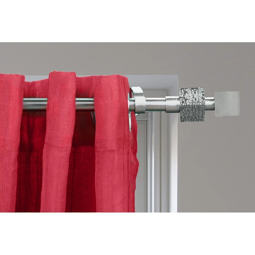 Best reviews of π Evideco Adjustable 3/4" Single Window Curtain Rod 50" To 82" Graphite - 50" To 82" L X 3/4" D π 2 Best reviews of π Evideco Adjustable 3/4" Single Window Curtain Rod 50" To 82" Graphite - 50" To 82" L X 3/4" D π - Image 2