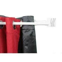 Top 10 𧨠Evideco Adjustable 3/4" Double Window Curtain Rod 50" To 82" White - 50" To 82" L X 3/4" D 𧨠17 Top 10 𧨠Evideco Adjustable 3/4" Double Window Curtain Rod 50" To 82" White - 50" To 82" L X 3/4" D 𧨠-Evideco Shop Evideco Extendable Double Curtain Rod Set 5022 to 8222 L Diam 0.75 inches Finial Strass 3