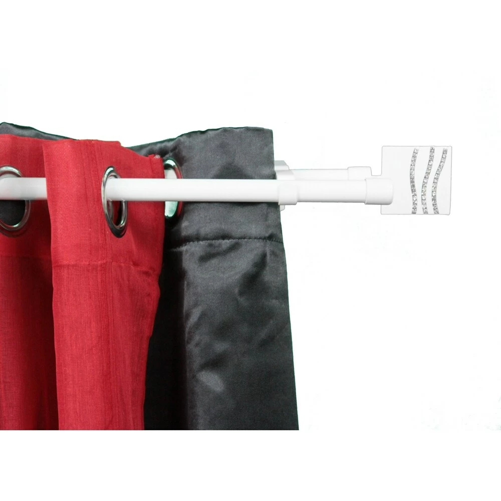 Top 10 𧨠Evideco Adjustable 3/4" Double Window Curtain Rod 50" To 82" White - 50" To 82" L X 3/4" D 𧨠5 Top 10 𧨠Evideco Adjustable 3/4" Double Window Curtain Rod 50" To 82" White - 50" To 82" L X 3/4" D 𧨠- Image 5