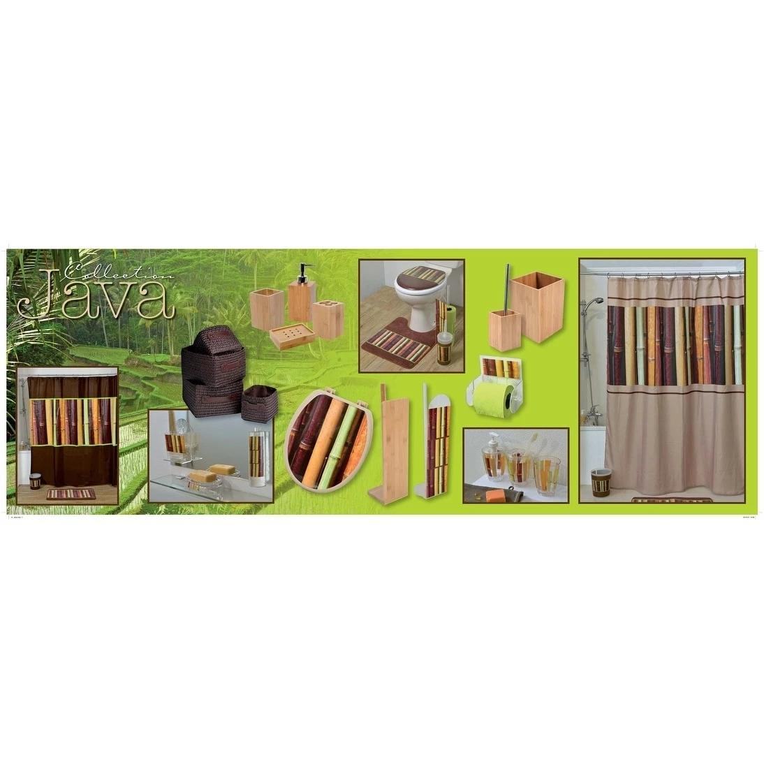 Top 10 π― Evideco Java Toilet Tissue Paper One Roll Holder Suction Mounted - Brown, Beige, Green, Multi - 5.51"L X 3.94"W X 5.71"H π 3 Top 10 π― Evideco Java Toilet Tissue Paper One Roll Holder Suction Mounted - Brown, Beige, Green, Multi - 5.51"L X 3.94"W X 5.71"H π - Image 3
