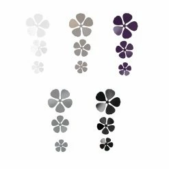 Best Sale ✔️ Evideco Metal Flower With Magnet Set Of 3 Floral - 2"L X 2"W X 0.8"D White 🥰