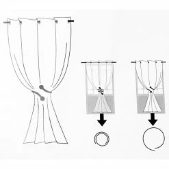 Best reviews of ⌛ Evideco Metal Geometric Tieback Medina Twist Chrome 👍 -Evideco Shop Evideco Metal Geometric Tieback Medina Twist 4