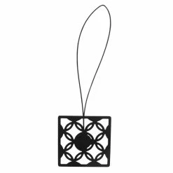 Promo ✨ Evideco Metal Geometric Tieback With Magnet Circles - 19"L X 3"W X 1"D Turquoise Blue ✨ 24 Promo ✨ Evideco Metal Geometric Tieback With Magnet Circles - 19"L X 3"W X 1"D Turquoise Blue ✨ -Evideco Shop Evideco Metal Geometric Tieback With Magnet Circles Shiny White 3