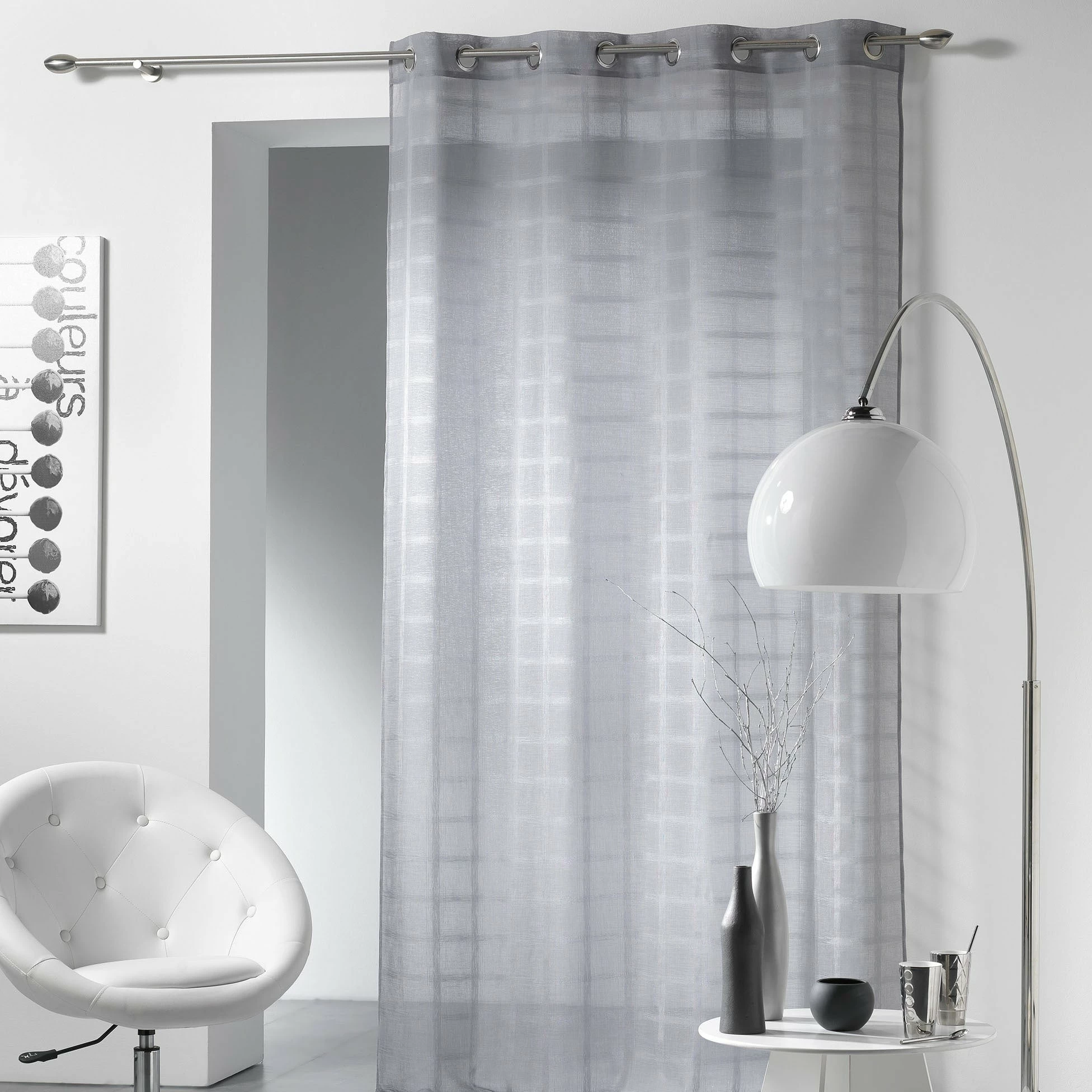 Brand new π Evideco Net Curtain Panel With Eyelets Sanded Voile Candide - 55 X 95 Beige π 4 Brand new π Evideco Net Curtain Panel With Eyelets Sanded Voile Candide - 55 X 95 Beige π - Image 4