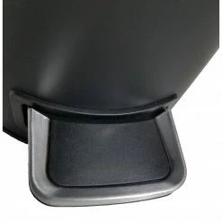 Cheap 🛒 Evideco Soft Close Small Round Metal Bathroom Floor Step Trash Can 😉 -Evideco Shop Evideco Soft Close Small Round Metal Bathroom Floor Step Trash Can Waste Bin 3 liters 0.8 gal Black 0765d3db acb9 4306 b99e db8b4866c371