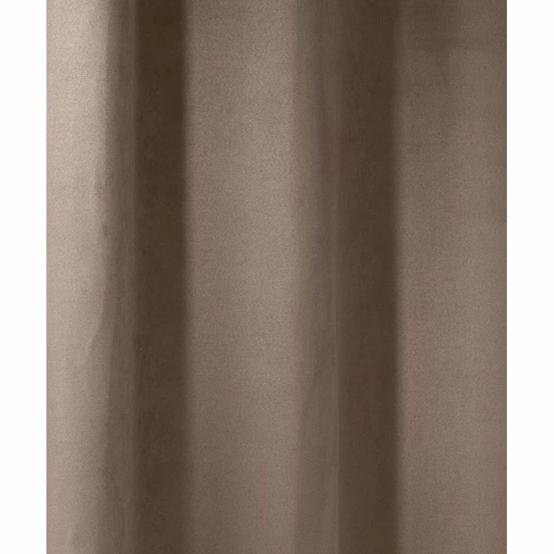 Best Sale π Evideco Solid Window Curtain Panel Grommet Suedine 55 W X 95 H - 55" W X 95" L Red π 5 Best Sale π Evideco Solid Window Curtain Panel Grommet Suedine 55 W X 95 H - 55" W X 95" L Red π - Image 5