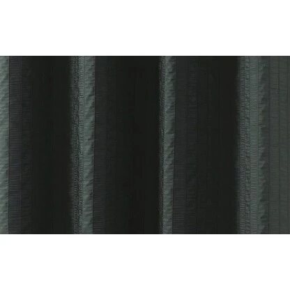 Brand new 🧨 Evideco Striped Jacquard Crashed Curtain Panel Grommet Lineo Black ❤️ - Image 12