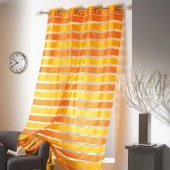 Wholesale 🛒 Evideco Striped Sheer Curtain Panel Colorado - 55 X 95 - 55 X 95 Black 🎉 -Evideco Shop Evideco Striped Sheer Curtain Panel Colorado 55 x 95 36805057 1306 4c9d b116 8a4b23c388e5