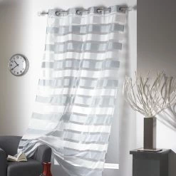 Wholesale 🛒 Evideco Striped Sheer Curtain Panel Colorado - 55 X 95 - 55 X 95 Black 🎉 -Evideco Shop Evideco Striped Sheer Curtain Panel Colorado 55 x 95 80a3f5ed 0f6a 4c3b 8916 4386ccc53220