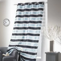 Wholesale 🛒 Evideco Striped Sheer Curtain Panel Colorado - 55 X 95 - 55 X 95 Black 🎉 -Evideco Shop Evideco Striped Sheer Curtain Panel Colorado 55 x 95 a829132f 02bd 4e9d bda6 8c1e8456710a