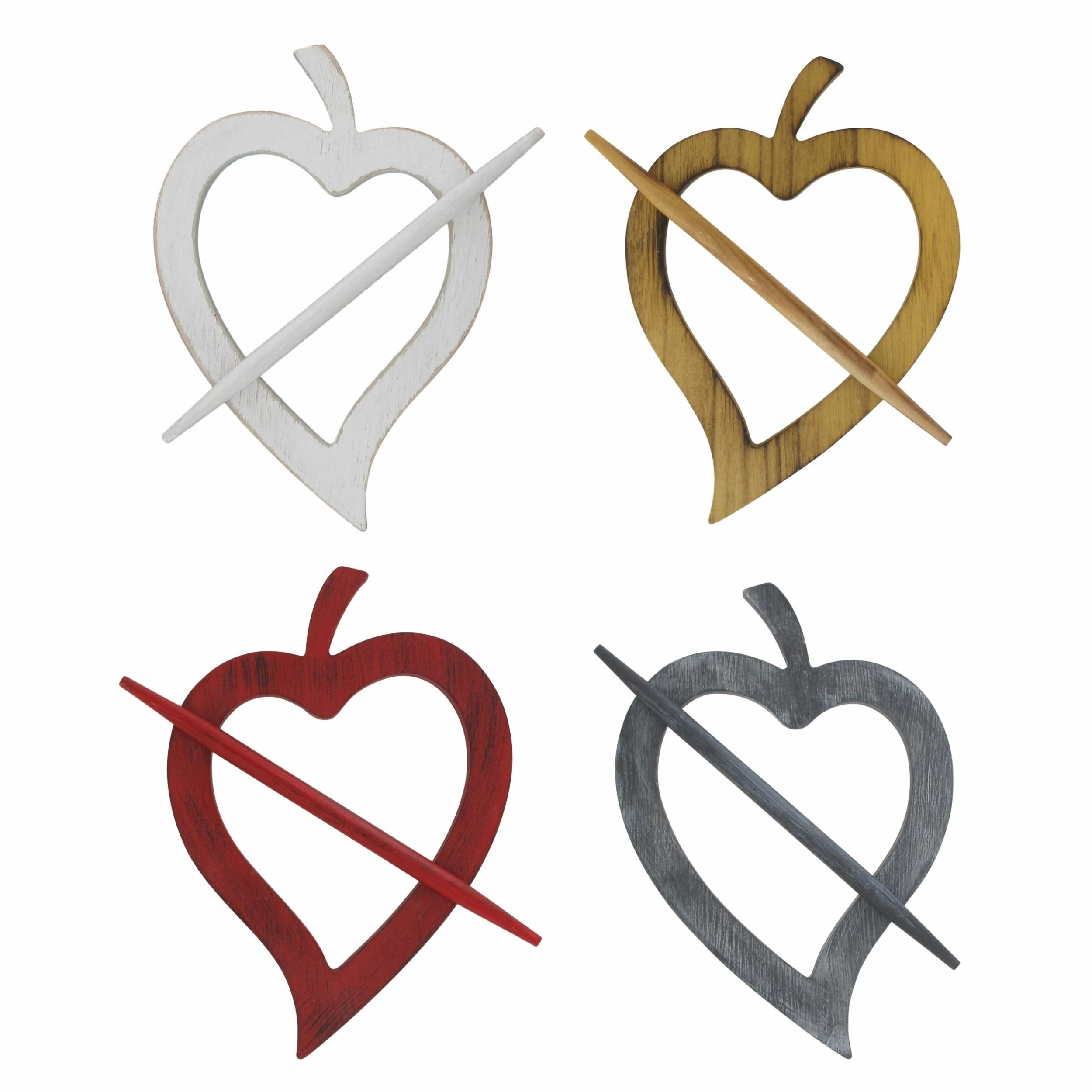 Wholesale β Evideco Fjord Wooden Heart Curtain Holdback Brown π