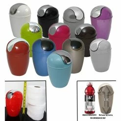 Cheap π₯° Evideco Bath Mini Waste Basket Countertop Trashcan- 7.95" High X 5.12" Wide βοΈ