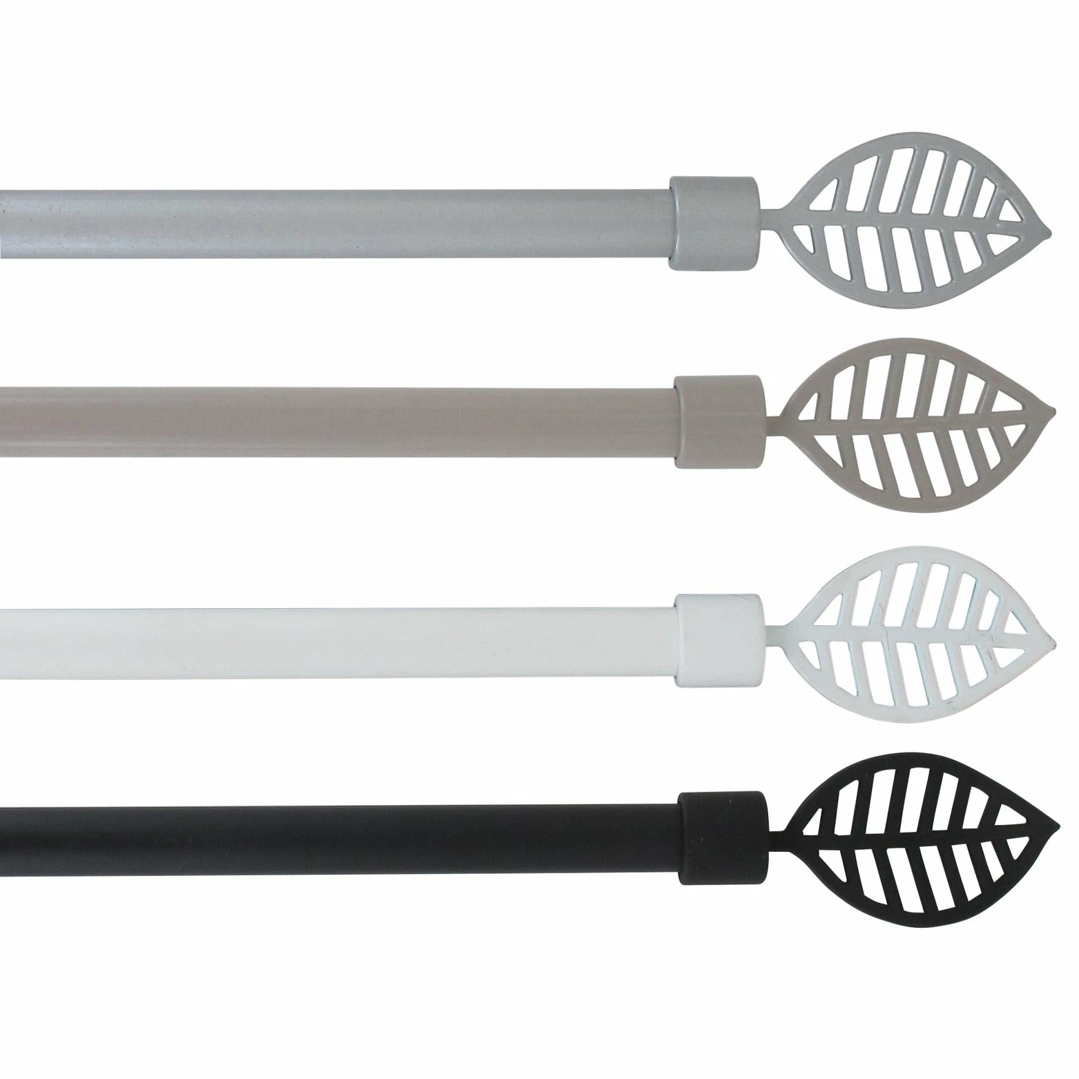 New β Evideco Adjustable 5/8" Single Window Curtain Rod 50" To 82" Grey - 50" To 82" L X 5/8" D π 1 New β Evideco Adjustable 5/8" Single Window Curtain Rod 50" To 82" Grey - 50" To 82" L X 5/8" D π
