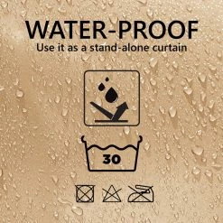 Outlet π₯° Evideco Extra Long Shower Curtain Polyester Hook Less Cubic 79"L X 71"W Beige Camel π 28 Outlet π₯° Evideco Extra Long Shower Curtain Polyester Hook Less Cubic 79"L X 71"W Beige Camel π -Evideco Shop Extra Long Shower Curtain Polyester Hook Less Cubic 7922L x 7122W 11