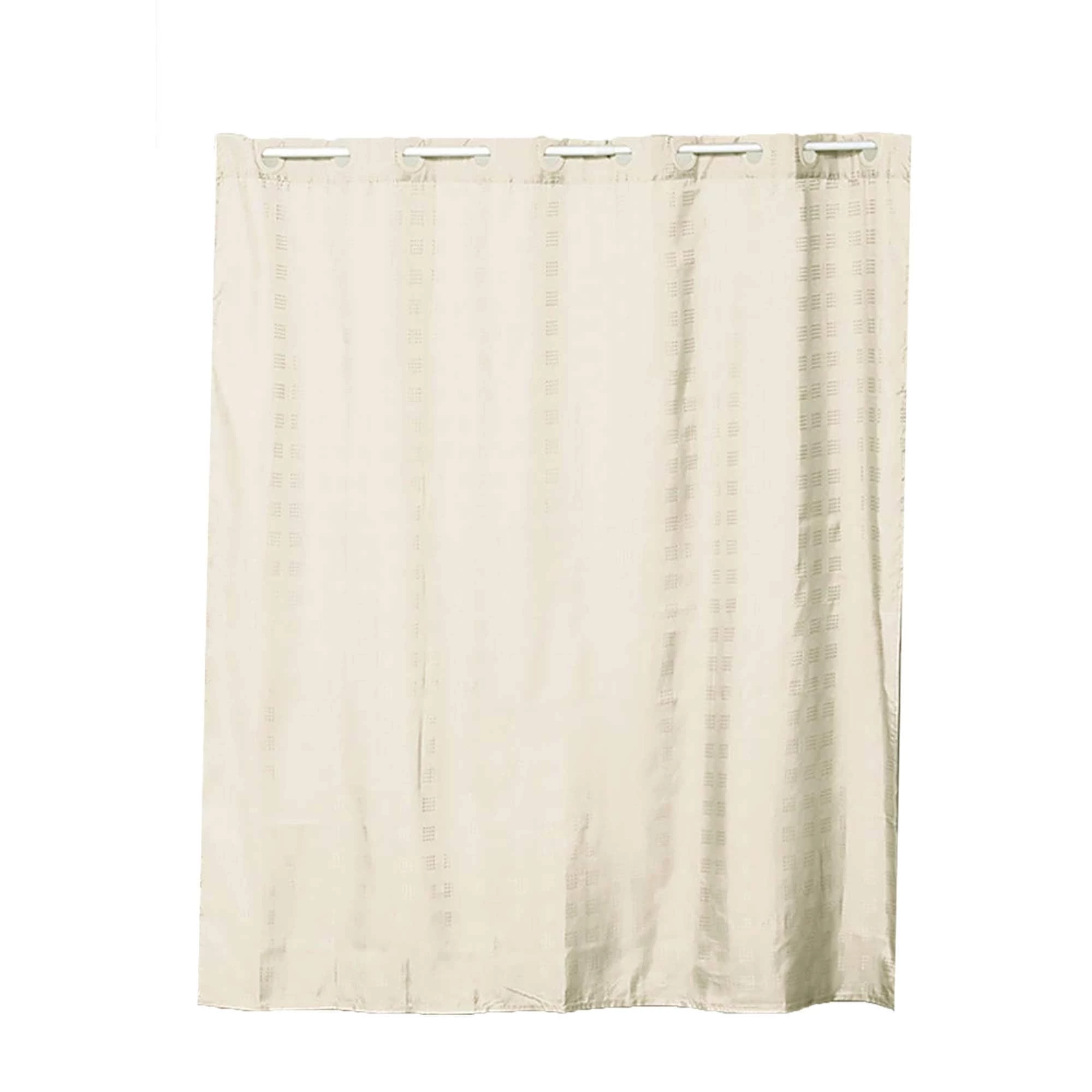Outlet π₯° Evideco Extra Long Shower Curtain Polyester Hook Less Cubic 79"L X 71"W Beige Camel π 7 Outlet π₯° Evideco Extra Long Shower Curtain Polyester Hook Less Cubic 79"L X 71"W Beige Camel π - Image 7