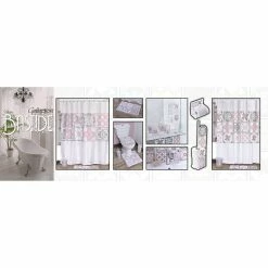 Best Pirce π₯ Evideco Extra Long Shower Curtain Polyester Rosace 71"L X 79"H π 9 Best Pirce π₯ Evideco Extra Long Shower Curtain Polyester Rosace 71"L X 79"H π -Evideco Shop Extra Long Shower Curtain Polyester Rosace 7122L x 7922H 4