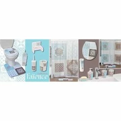 Buy π€© Evideco Faience Toilet Brush And Holder Set Plastic - 4"L X 4"W X 13.7"H β¨ 12 Buy π€© Evideco Faience Toilet Brush And Holder Set Plastic - 4"L X 4"W X 13.7"H β¨ -Evideco Shop Faience Toilet Brush and Holder Set Plastic 5
