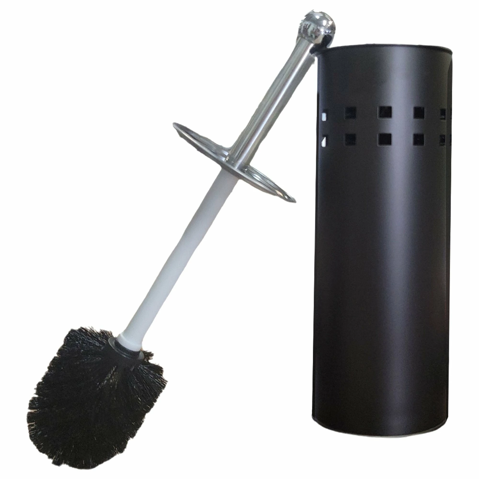 New π Evideco Freestanding Round Toilet Brush And Holder Set Metal Black βοΈ 11 New π Evideco Freestanding Round Toilet Brush And Holder Set Metal Black βοΈ - Image 11