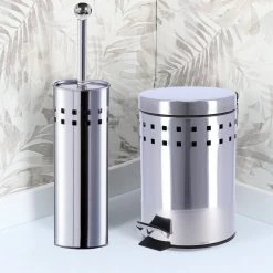 New π Evideco Freestanding Round Toilet Brush And Holder Set Metal Black βοΈ 16 New π Evideco Freestanding Round Toilet Brush And Holder Set Metal Black βοΈ -Evideco Shop Freestanding Round Toilet Brush and Holder Set Metal 3
