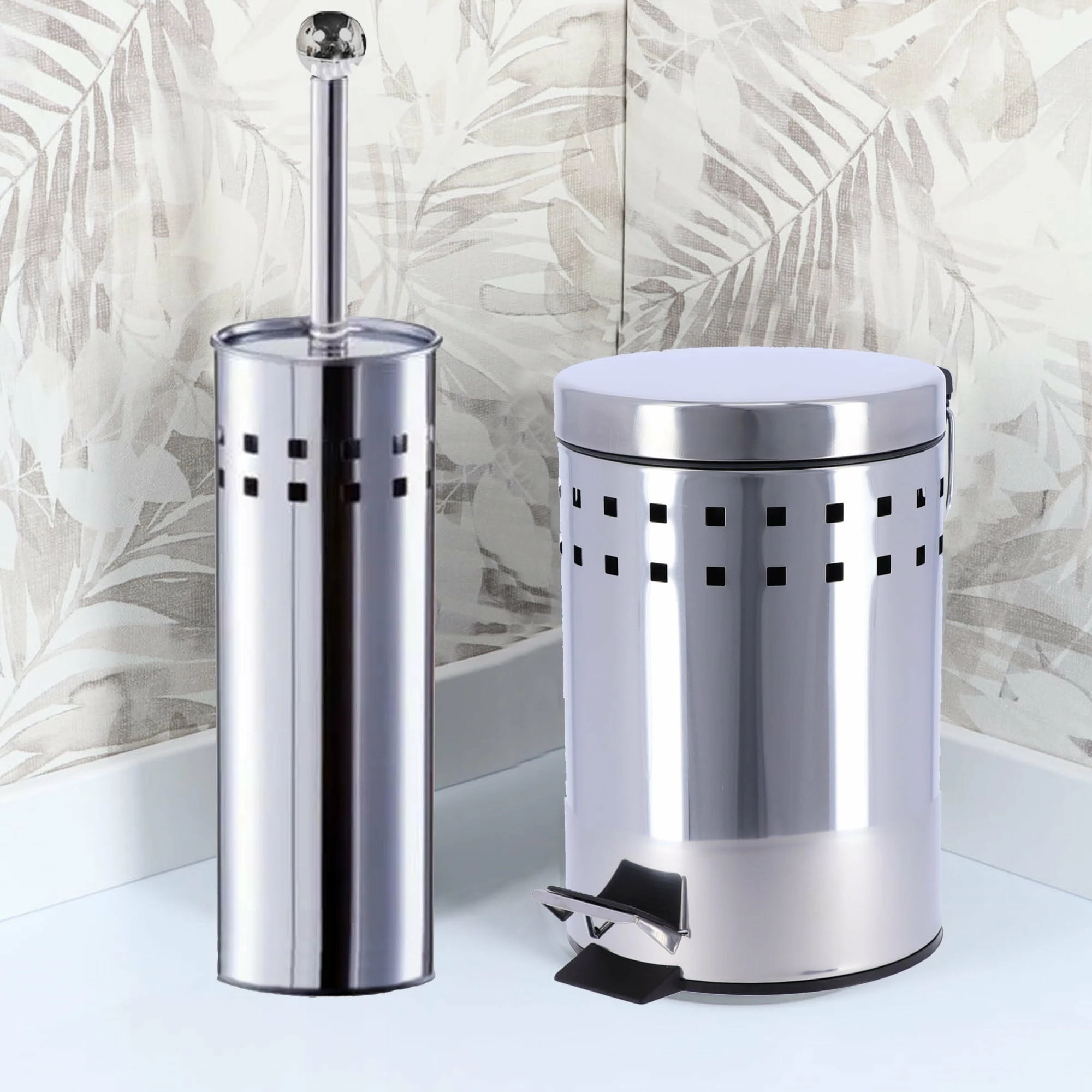 New π Evideco Freestanding Round Toilet Brush And Holder Set Metal Black βοΈ 4 New π Evideco Freestanding Round Toilet Brush And Holder Set Metal Black βοΈ - Image 4